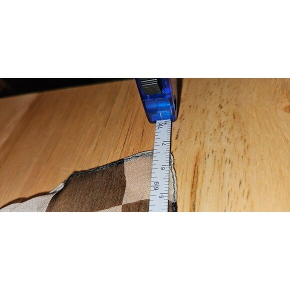 Vintage Scarves Set Neiman Marcus Italian Silk Geometric & Lace Checkered - Picture 8 of 14